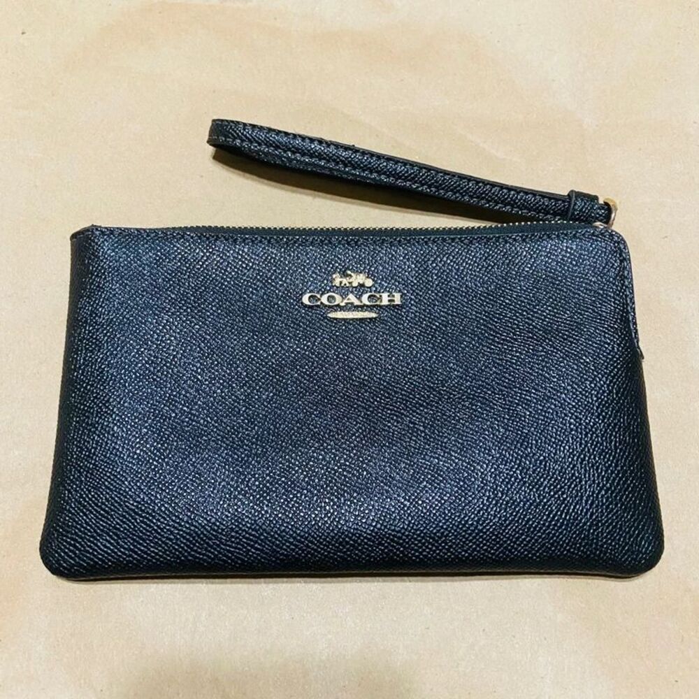 Coach Black Wristlet